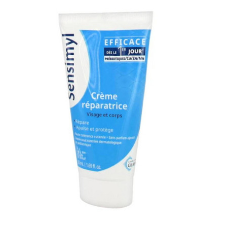 Sensimyl crème réparatrice visage et corps, 50 ml