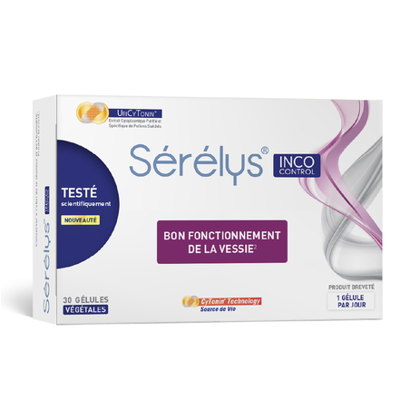 Sérélys INCO CONTROL Bon fonctionnement de la vessie 30 gélules