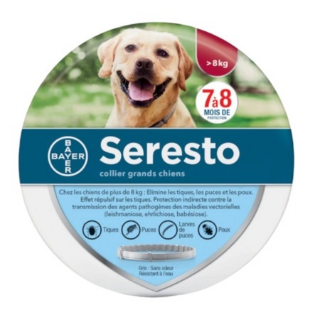 Seresto Collier Anti-parasite Grand chien