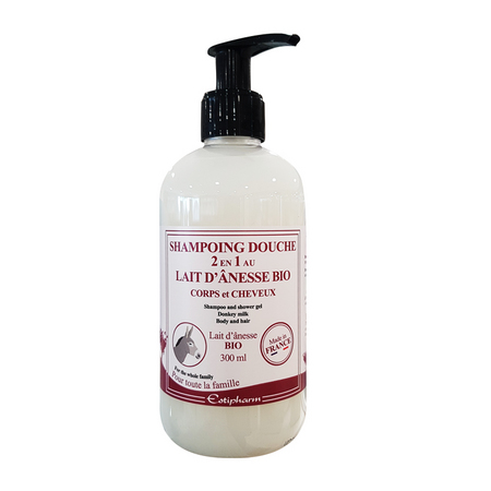 Shampoing Douche 2 en 1 au Lait d'Anesse Bio Corps & Cheveux, 300 ml