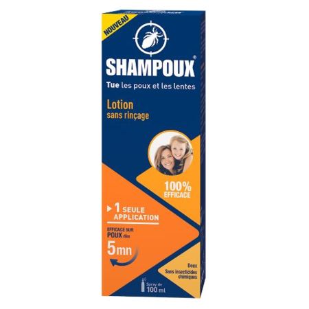 Shampoux Lotion Sans Rinçage Spray, 100 mL