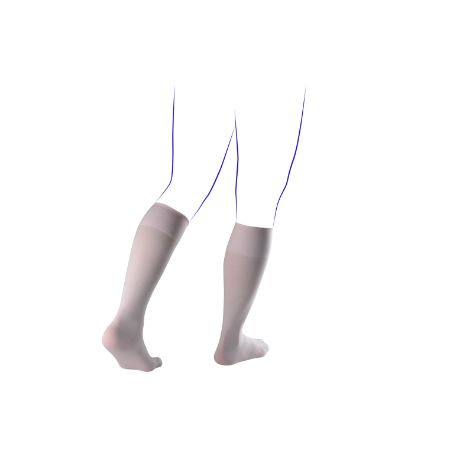 Chaussettes Simply Coton Fin C2 Crème Taille 2 Long    