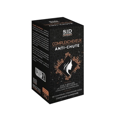 SID Nutrition ComplexCheveux Anti-chute, 180 comprimés