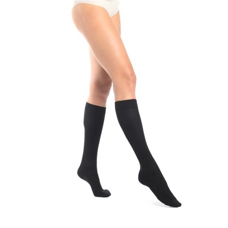 Sigvaris Activ Loisirs Classe 2 Chaussettes Femme Noire MN