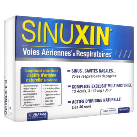 Les 3 chênes 3C pharma Sinuxin, 16 sachets