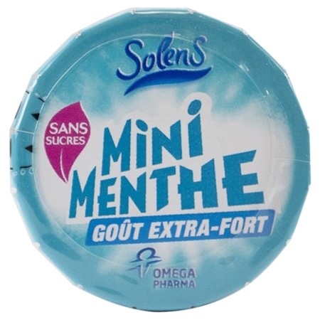 Solens pocket pastille mini menthe extra forte