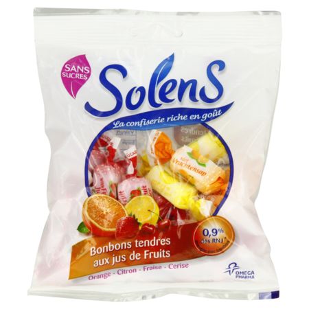 Solens sans sucre jus fruit, 100 g