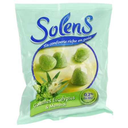 Solens tradition gommes eucalyptus menthol, 100 g