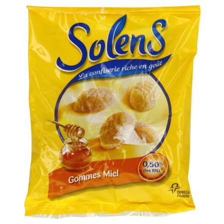 Solens tradition gommes miel x20, 100 g