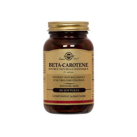 Solgar Bêta-Carotène 7 mg, 60 Capsules
