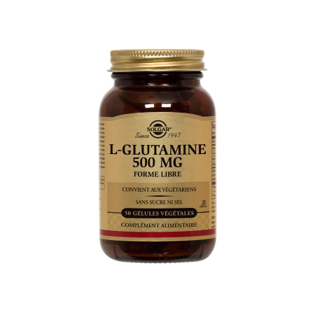 Solgar L-Glutamine 500 mg, 50 Gélules