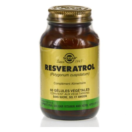 Solgar reveratrol, 60 gélules