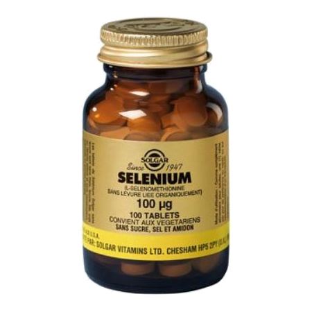 Solgar sélénium 100 mcg, 100 comprimés