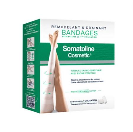 Somatoline Cosmetic Bandes Remodelantes Jambes, x2