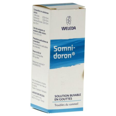 Somnidoron, flacon de 30 ml de solution buvable en gouttes