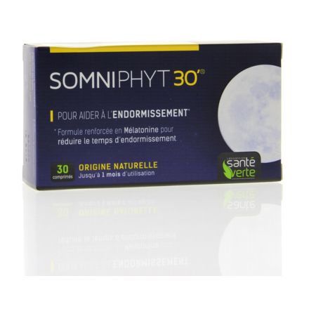 Santé verte sommeil et sérénité  somniphyt30' mélatonine 30 comprimés