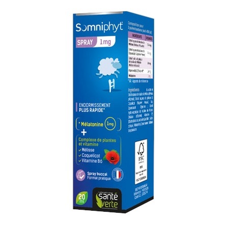 Somniphyt Spray buccal mélatonine, 20 ml