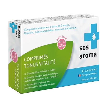 Sos Aroma Tonus Vitalité, 30 Comprimés