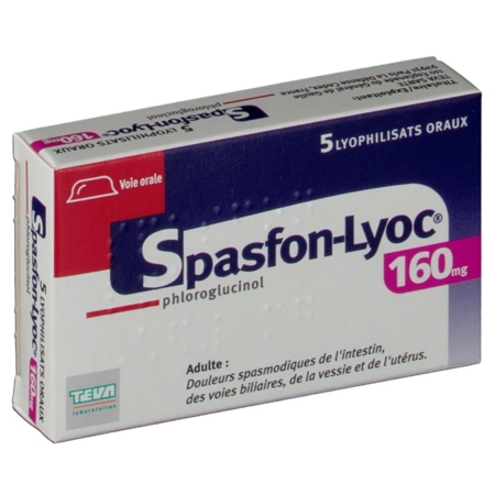 Spasfon lyoc 160 mg, 5 comprimés orodispersibles