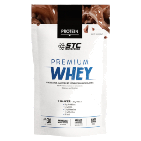 Stc nutrition pure premium whey protéine chocolat, 750 g