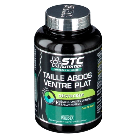 Stc nutrition taille abdos ventre plat, 120 gélules