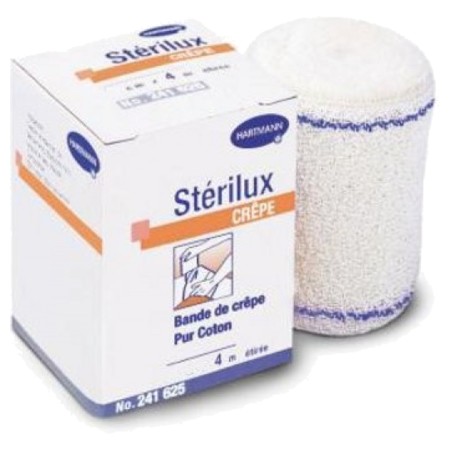 Sterilux bande crepe 4m x  5cm cello