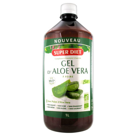 Super diet gel d'aloe vera bio, 1 l