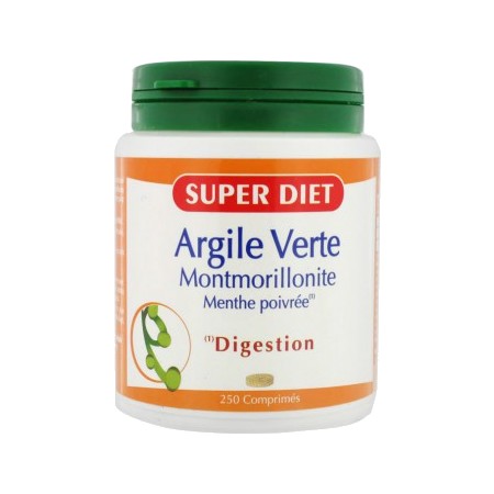 Superdiet argile verte, 250 comprimés