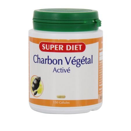 SUPERDIET CHARBON VEGETAL 150 GELULES