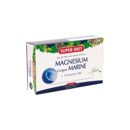 Superdiet magnesium marin b6, 20 ampoules buvables