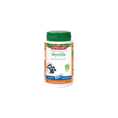 Superdiet myrtille bio, 90 gélules