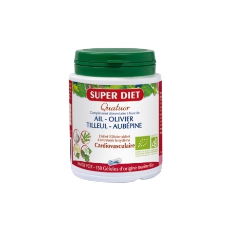 Super diet superdiet quatuor cardiovasculaire bio gelule 150