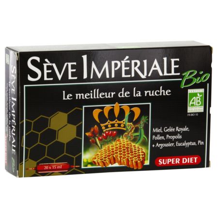 Superdiet seve imperiale bio, 20 ampoules buvables