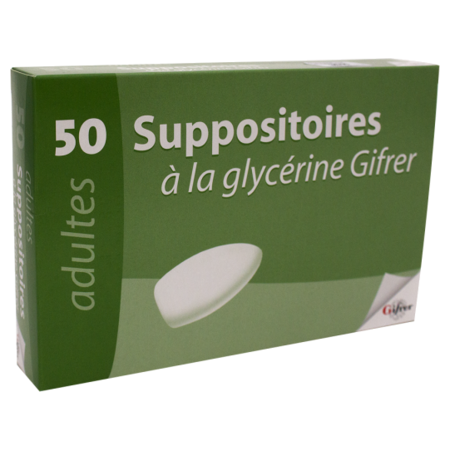 SUPPOSITOIRE A LA GLYCERINE ADULTES - Traitement de la constipation
