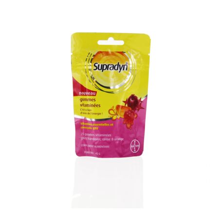 Supradyn gomme vitaminee sachet 25