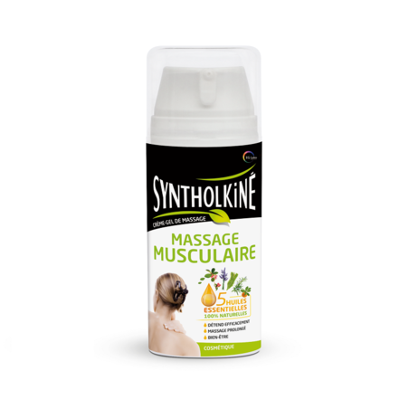 Syntholkiné Massage Musculaire aux 5 Huiles Essentielles Crème, 75 ml