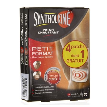 Synthol syntholkiné patchs chauffants zones ciblées - 2x2 patchs