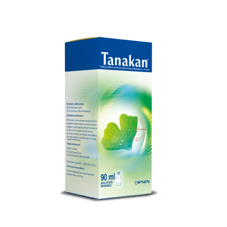 Tanakan 40 mg/ml, flacon de 90 ml de solution buvable