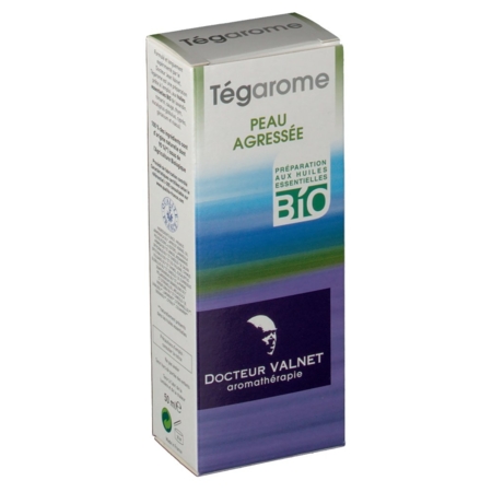 Tegarome peau agressee solution bio, 15 ml