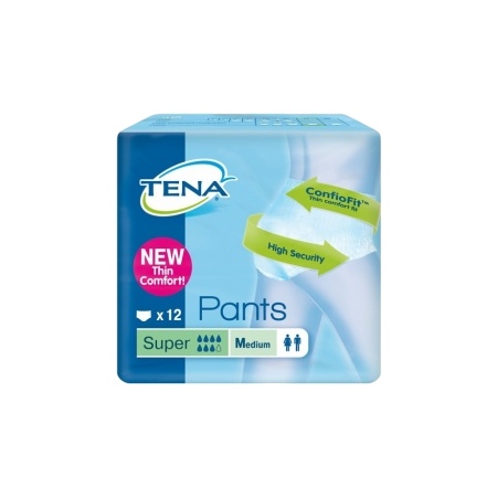 Tena pants super slip medium, x 12