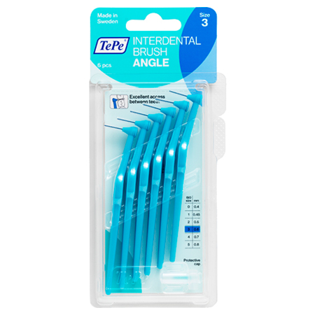 TePe Brossettes Interdentaires Angle bleu 0.6mm