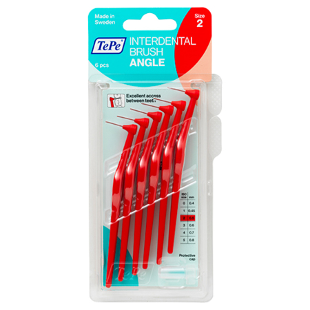 TePe Brossettes Interdentaires Angle rouge 0.5mm