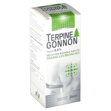 Terpine gonnon 0,5 %, flacon de 200 ml de solution buvable