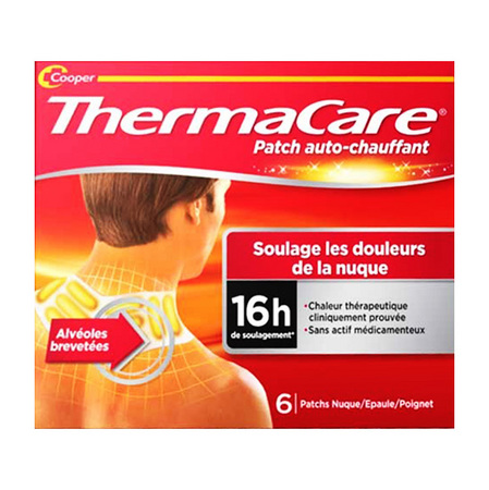 Thermacare Patch Chauffant Cou et Nuque, 6 Patchs