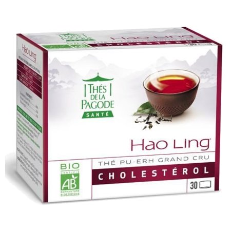 Thés de la Pagode Hao Ling Cholesterol, 30 Infusettes