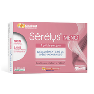 Sérélys MENO Ménopause Périménopause Bouffées de chaleur Fatigue 30 gélules