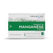 Granions manganese 0 mg1/2ml solution buvable, 30 ampoules