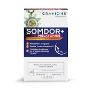 Granions sante somdor+ melatonine, 15 comprimés