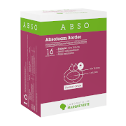 ABSOFOAM B. OVAL pansement hydrocellulaire taille M (10x12,5cm), boîte de 16