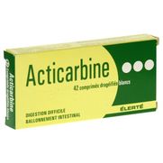 Acticarbine, 42 comprimés enrobés